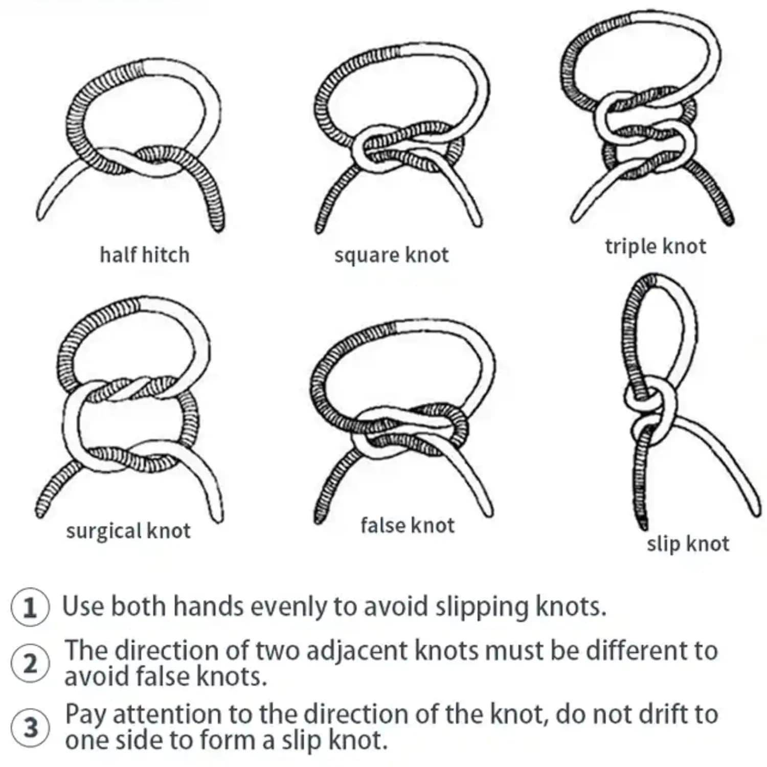 knot tying techniques