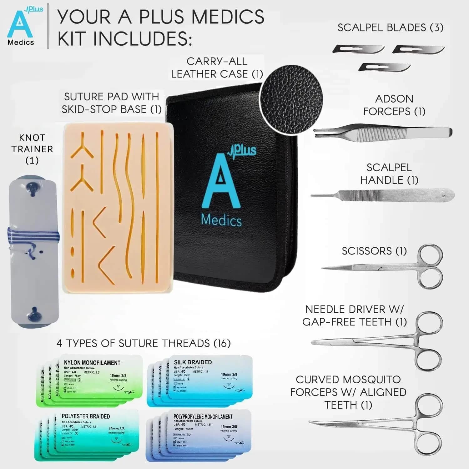 suture kit Content