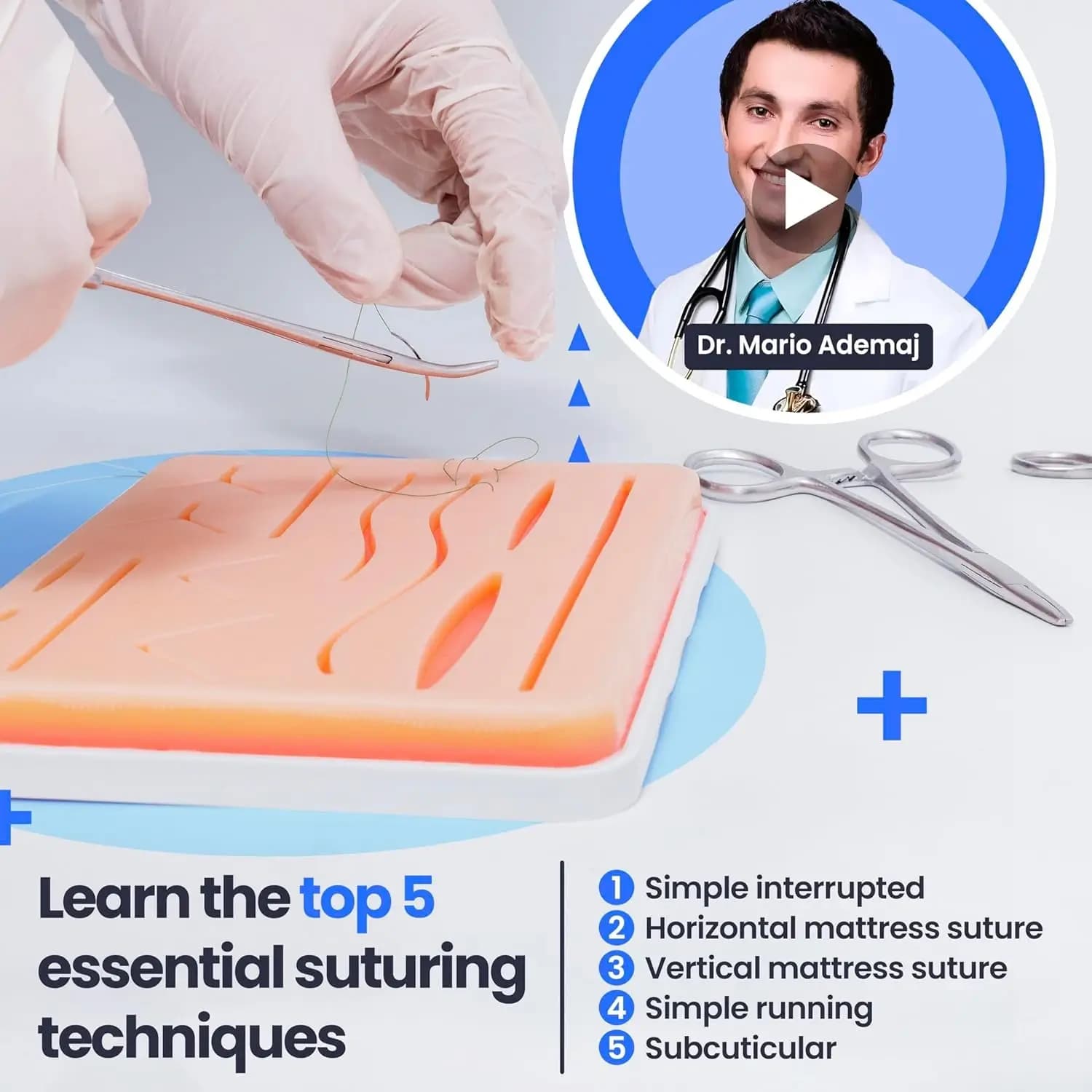 How to suture video course
