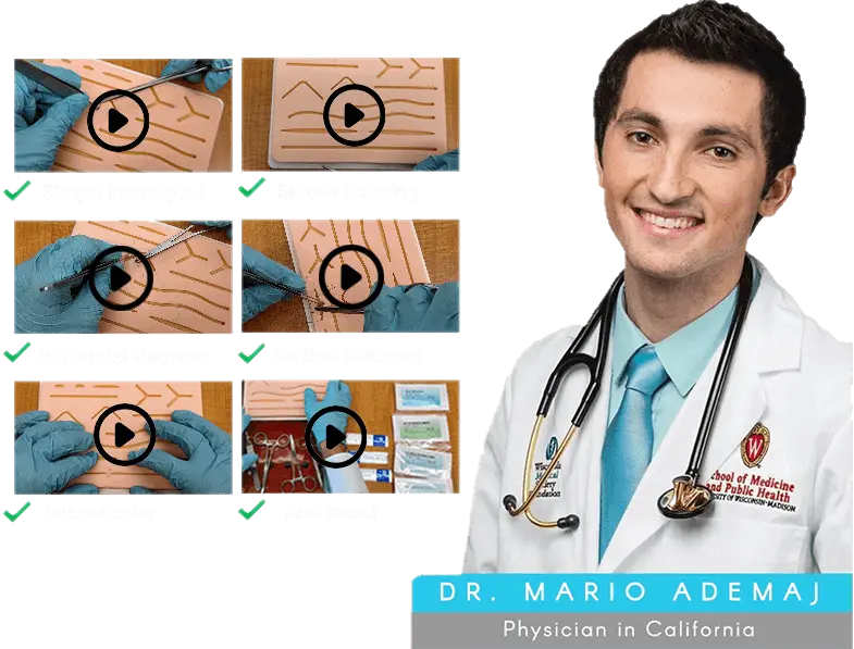 how to suture video guides